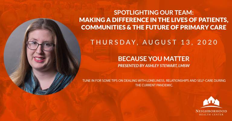 Because You Matter! With Ashley Stewart, LMSW