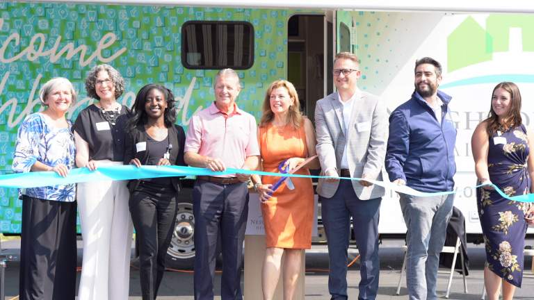 Mobile Unit Ribbon Cutting Event